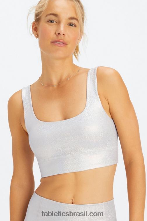 Fabletics holograma de brilho 420HR1847 sutiã esportivo harlyn de médio impacto mulheres