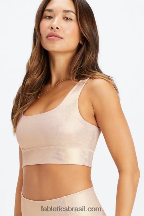Fabletics holograma de ouro 420HR1846 sutiã esportivo harlyn de médio impacto mulheres