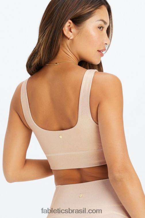 Fabletics holograma de ouro 420HR1846 sutiã esportivo harlyn de médio impacto mulheres