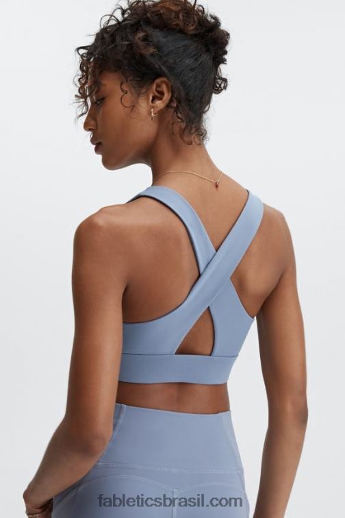 Fabletics jeans desbotado 420HR1726 sutiã esportivo oasis twist 110 mulheres
