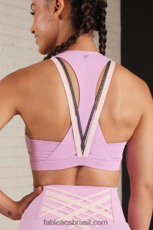 Fabletics lilás enevoado/multi 420HR1791 boost sutiã esportivo de médio impacto 122 mulheres
