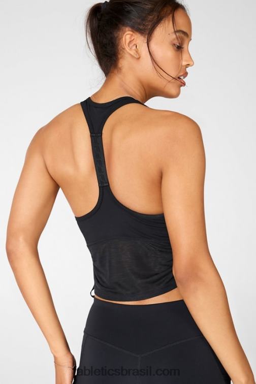 Fabletics logotipo preto 420HR1927 ryan sutiã esportivo com logo midi mulheres