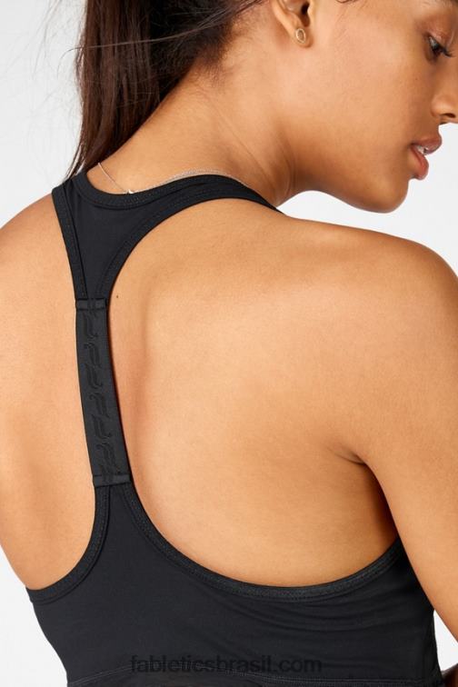 Fabletics logotipo preto 420HR1927 ryan sutiã esportivo com logo midi mulheres