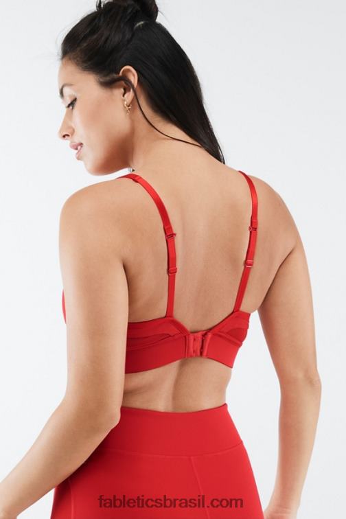 Fabletics maçã vermelha 420HR1893 khloe sutiã esportivo de médio impacto mulheres