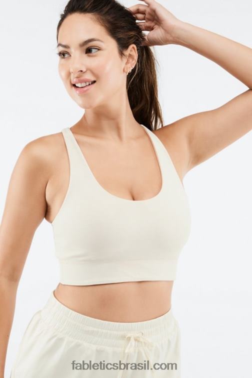 Fabletics madeira de bétula/concreto 420HR1861 sutiã midi reversível de malha simone mulheres