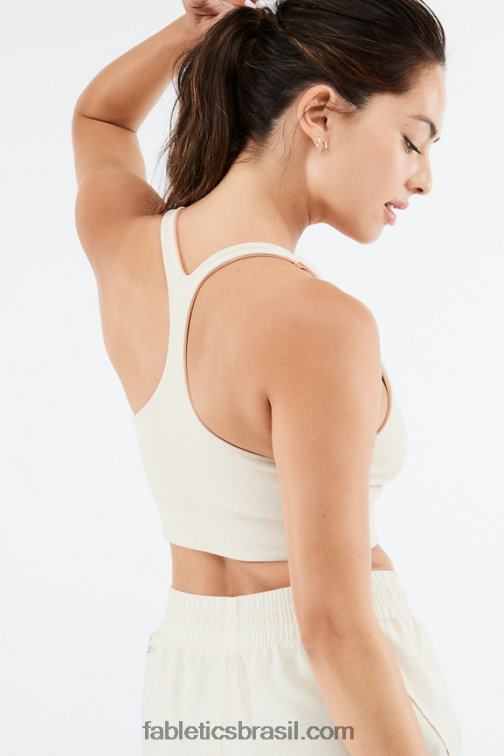 Fabletics madeira de bétula/concreto 420HR1861 sutiã midi reversível de malha simone mulheres