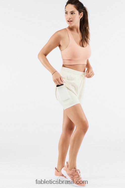 Fabletics madeira de bétula/concreto 420HR1861 sutiã midi reversível de malha simone mulheres