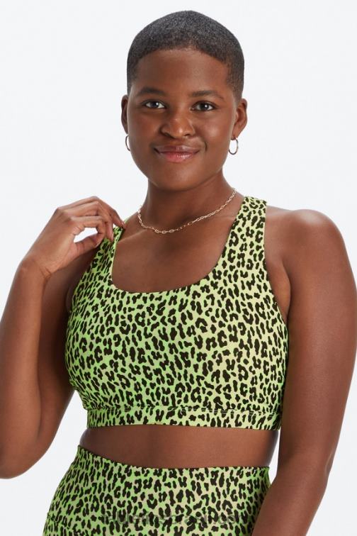 Fabletics marca-texto chita ondulada/zebra marmorizada 420HR1778 boost sutiã esportivo de médio impacto 119 mulheres