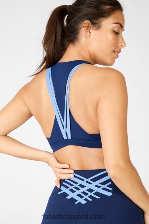 Fabletics marinha/marina 420HR1809 boost sutiã esportivo de médio impacto 125 mulheres