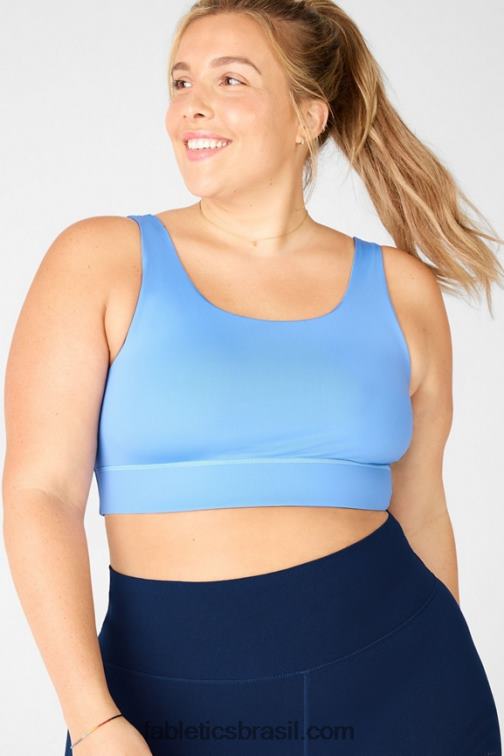 Fabletics marinha/marina 420HR1924 sutiã de camada dupla mulheres
