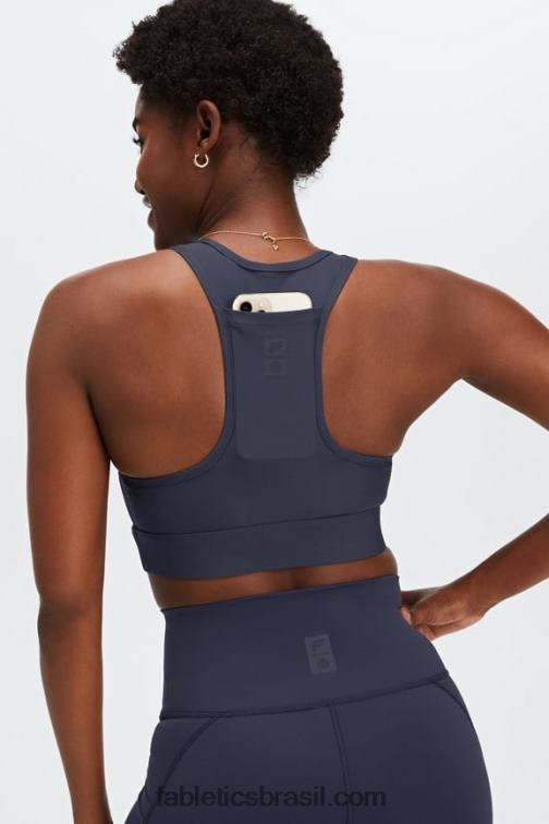 Fabletics marinho clássico 420HR1757 sutiã esportivo on-the-go de tênis universal mulheres