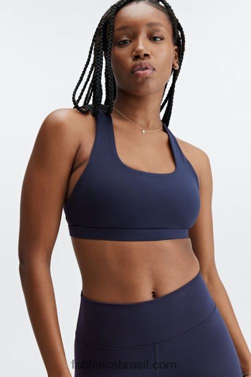 Fabletics marinho profundo/nuvem de chuva 420HR1799 boost sutiã esportivo de médio impacto 123 mulheres