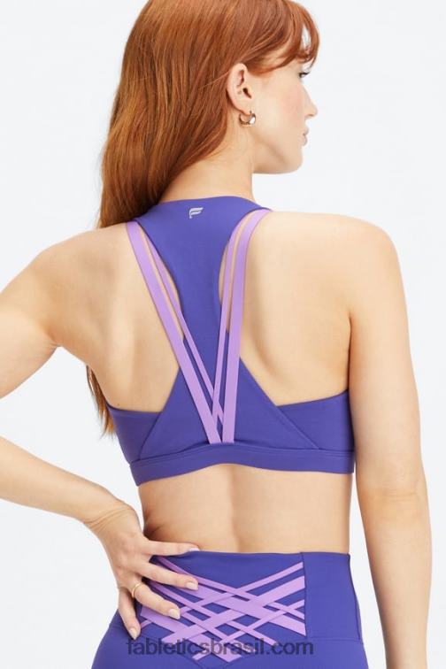 Fabletics índigo/ultravioleta 420HR1786 boost sutiã esportivo de médio impacto 121 mulheres