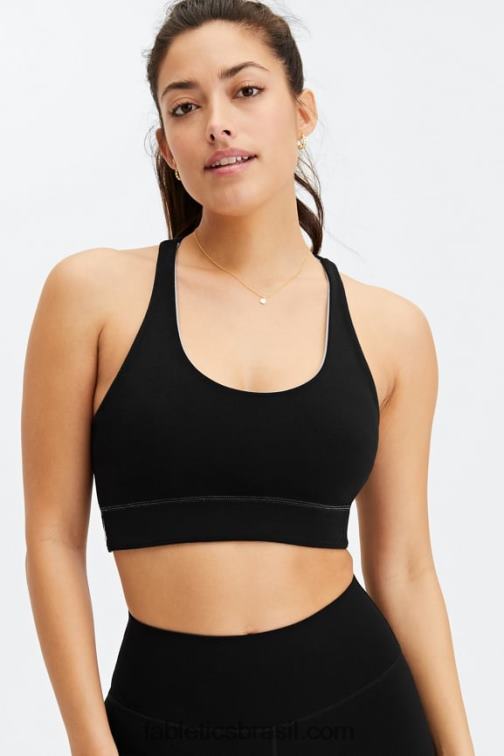Fabletics nuvem de chuva/preto 420HR1860 sutiã esportivo reversível de malha simone mulheres