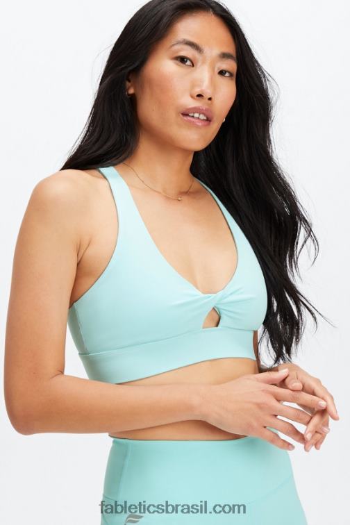Fabletics onda de cristal 420HR1719 sutiã esportivo oasis twist 108 mulheres