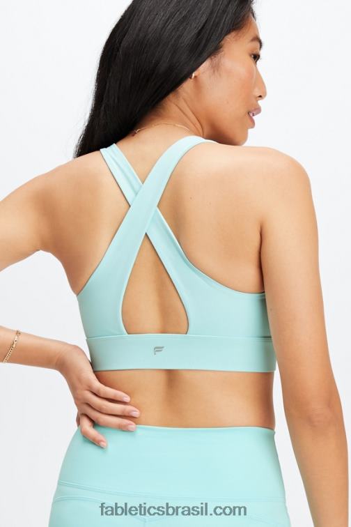 Fabletics onda de cristal 420HR1719 sutiã esportivo oasis twist 108 mulheres
