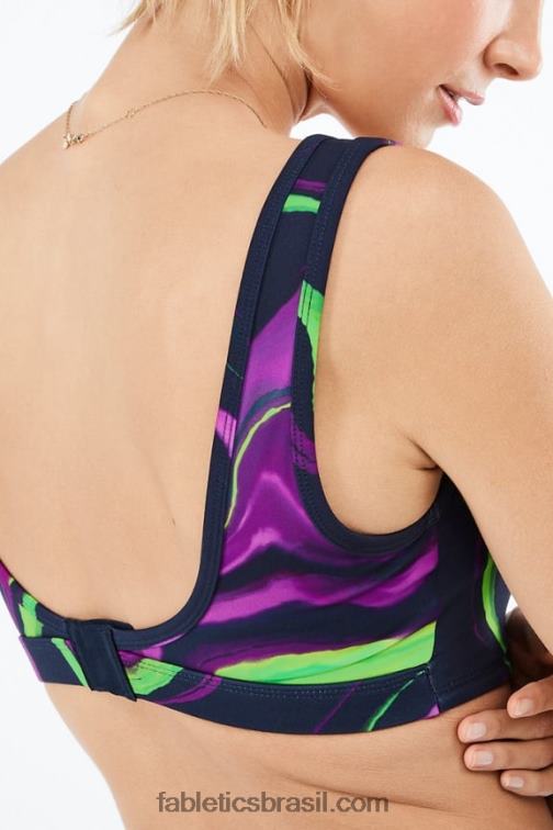 Fabletics onda de neblina 420HR1891 rivka sutiã esportivo de médio impacto mulheres