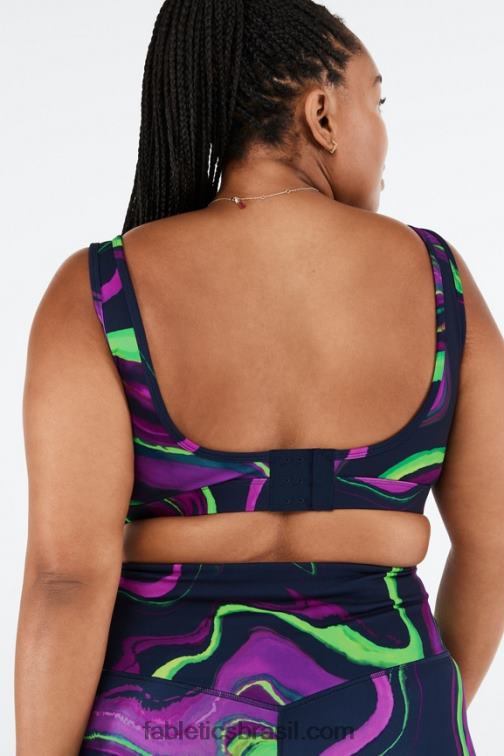 Fabletics onda de neblina 420HR1892 rivka sutiã esportivo de médio impacto mulheres