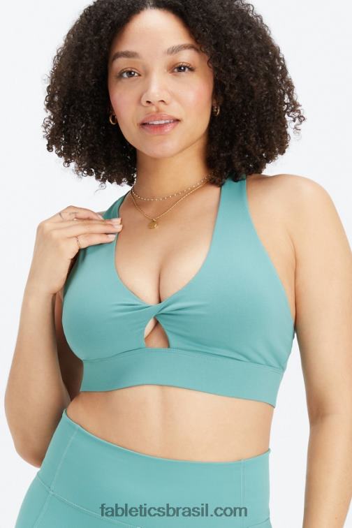 Fabletics onda ártica 420HR1711 sutiã esportivo oasis twist 107 mulheres