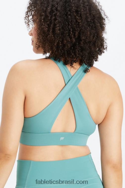 Fabletics onda ártica 420HR1711 sutiã esportivo oasis twist 107 mulheres