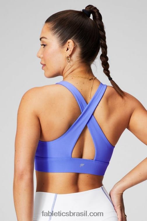 Fabletics ponche de pervinca 420HR1701 sutiã esportivo oasis twist 105 mulheres