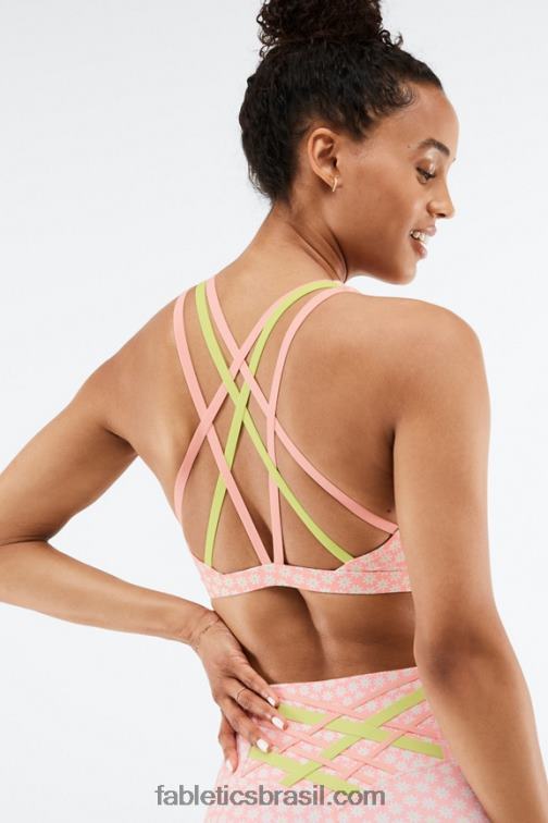 Fabletics porteiro margarida/multi 420HR1880 boost sutiã esportivo de médio impacto iii mulheres