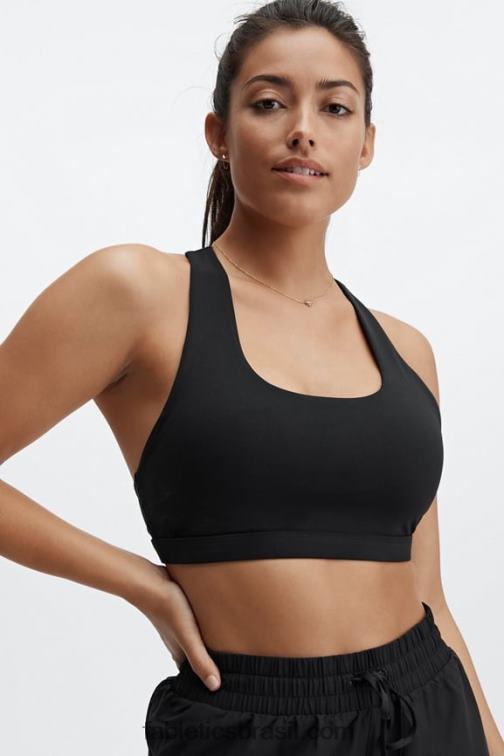 Fabletics preto 420HR1796 boost sutiã esportivo de médio impacto 123 mulheres