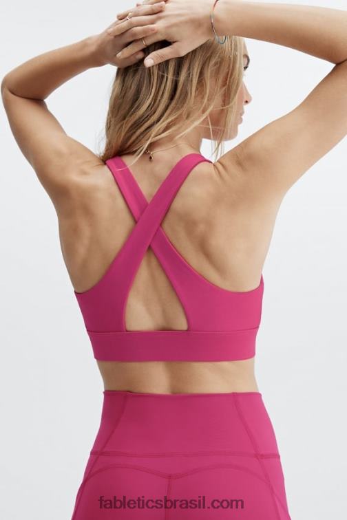Fabletics sangria 420HR1716 sutiã esportivo oasis twist 108 mulheres