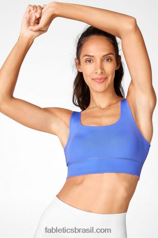 Fabletics sorvete/baja 420HR1875 sutiã esportivo reversível de impacto médio harlow mulheres