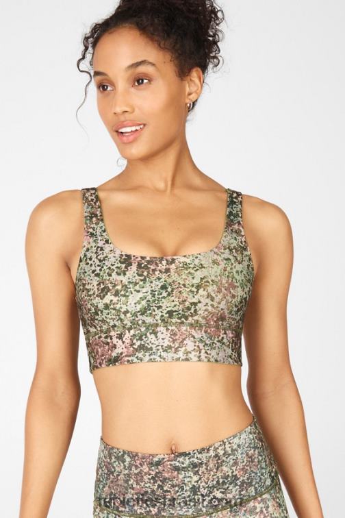 Fabletics terroso/verde cítrico 420HR1906 sutiã reversível harlyn mulheres