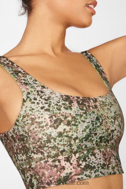 Fabletics terroso/verde cítrico 420HR1906 sutiã reversível harlyn mulheres