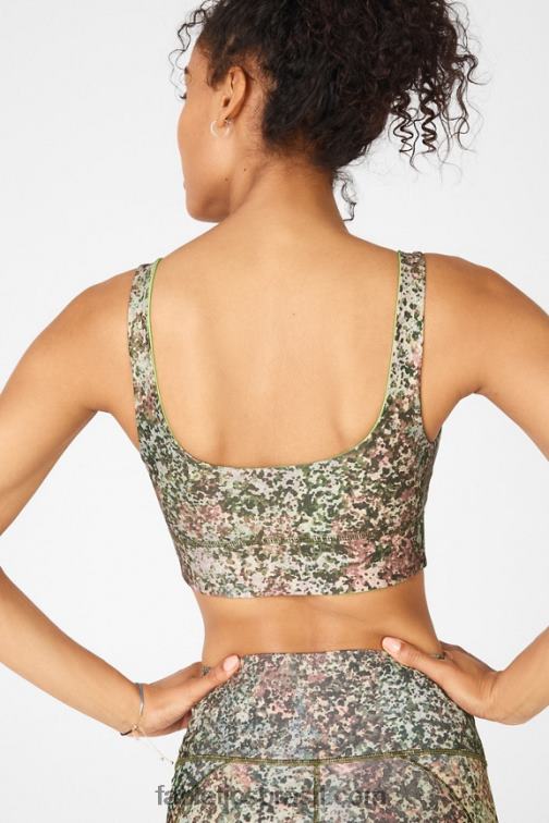 Fabletics terroso/verde cítrico 420HR1906 sutiã reversível harlyn mulheres