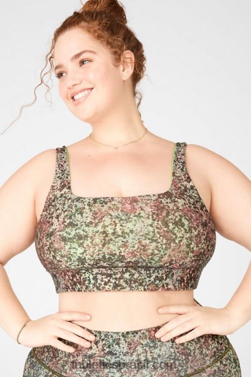 Fabletics terroso/verde cítrico 420HR1907 sutiã reversível harlyn mulheres