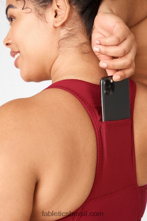 Fabletics tijolo 420HR1771 sutiã esportivo de médio impacto em movimento 118 mulheres