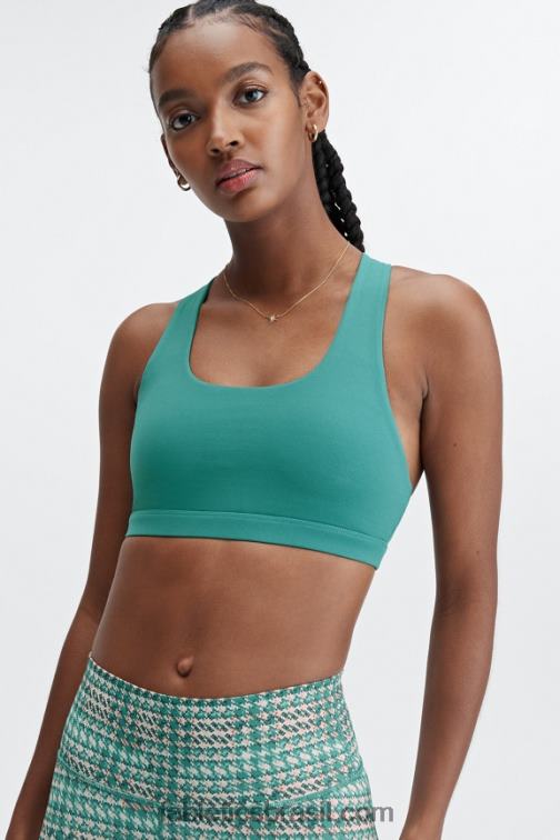 Fabletics trópicos/rosa em pó 420HR1800 boost sutiã esportivo de médio impacto 123 mulheres