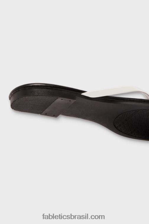 Fabletics Branco preto 420HR2936 sandália sem cadarço mulheres