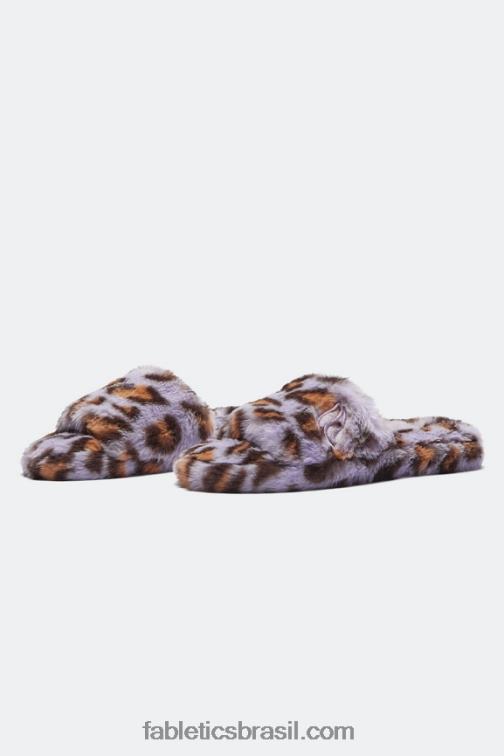 Fabletics lavanda/multi 420HR2951 chinelo de pele mulheres