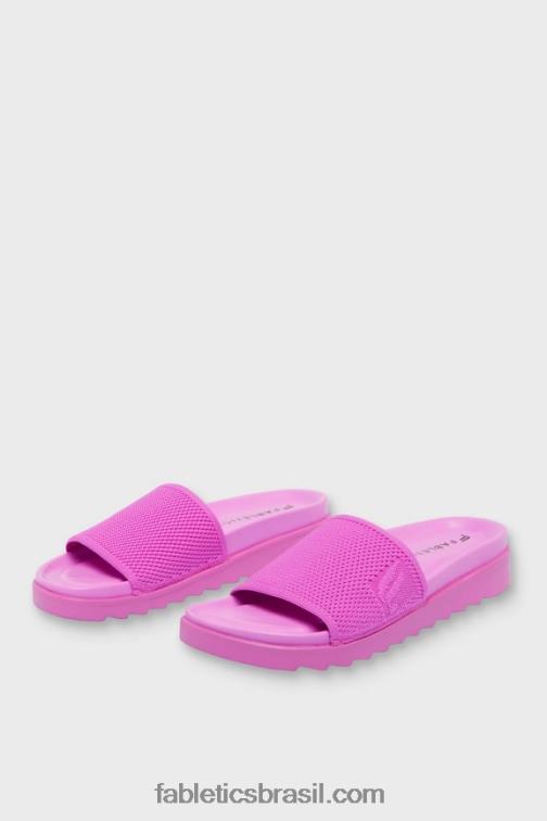 Fabletics malha ativa reciclada fuga rosa 420HR2930 sandália deslizante mulheres