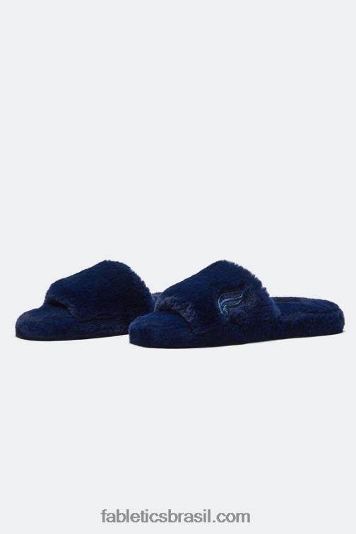 Fabletics índigo 420HR2950 chinelo de pele mulheres