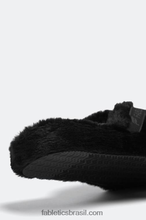 Fabletics preto 420HR2955 chinelo cruzado mulheres