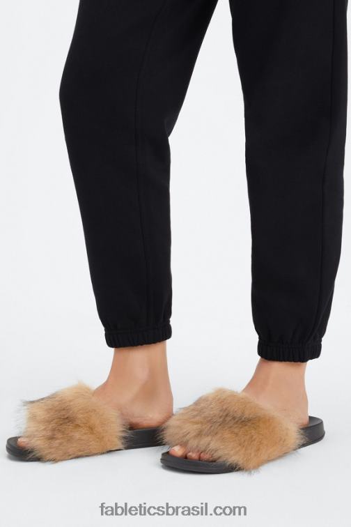 Fabletics preto/multi 420HR2945 deslizamento de pele mulheres