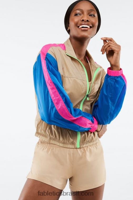 Fabletics cedro/multi 420HR2759 jaqueta de tecido payton mulheres