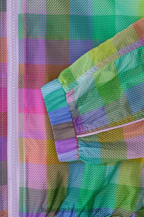 Fabletics cheque doce 420HR2756 jaqueta de tecido payton mulheres