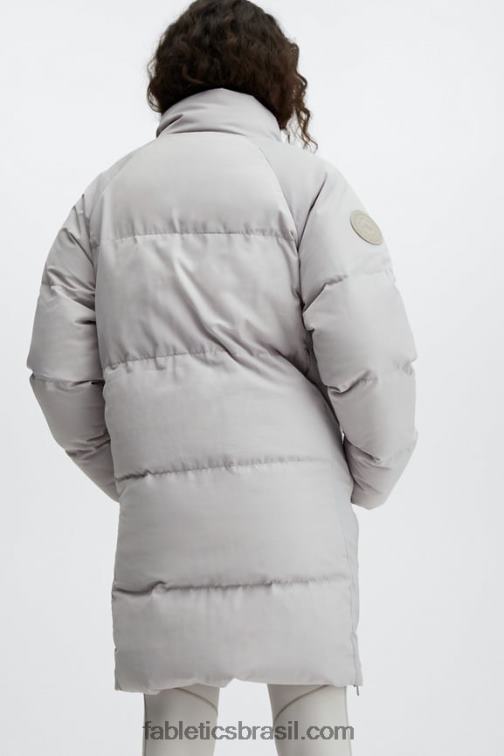Fabletics cinzas 420HR2806 casaco puffer de tempestade ii mulheres