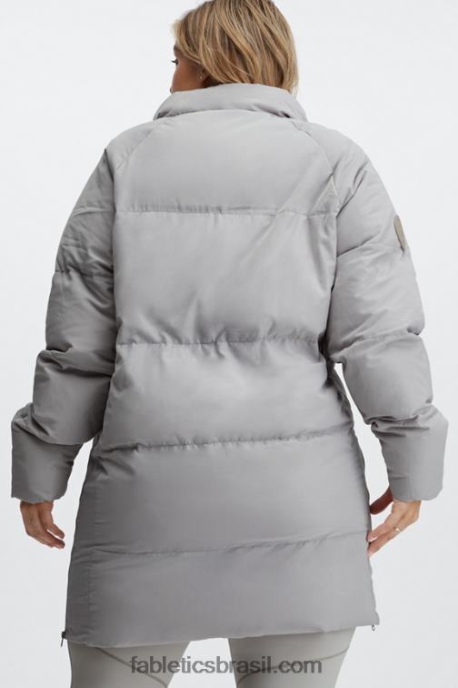 Fabletics cinzas 420HR2807 casaco puffer de tempestade ii mulheres