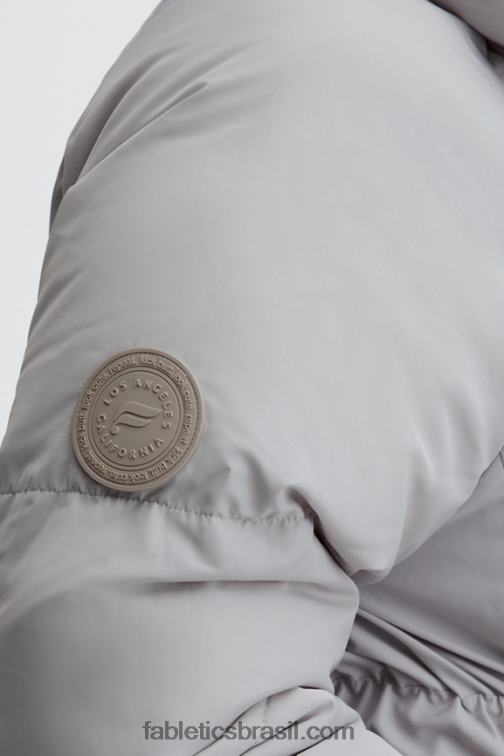 Fabletics cinzas 420HR2807 casaco puffer de tempestade ii mulheres