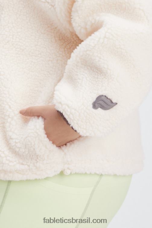 Fabletics logótipo da casca de garça/salgueiro 420HR2794 jaqueta de pelúcia rylan mulheres