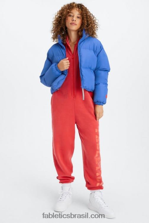 Fabletics logotipo da piscina/cereja elétrica 420HR2775 vagabundo baiacu cortado mulheres