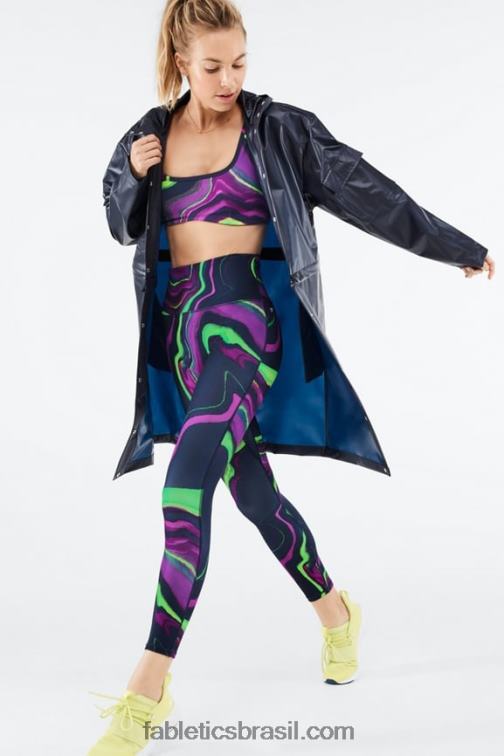 Fabletics marinha profunda 420HR2802 jaqueta conversível Kenna mulheres