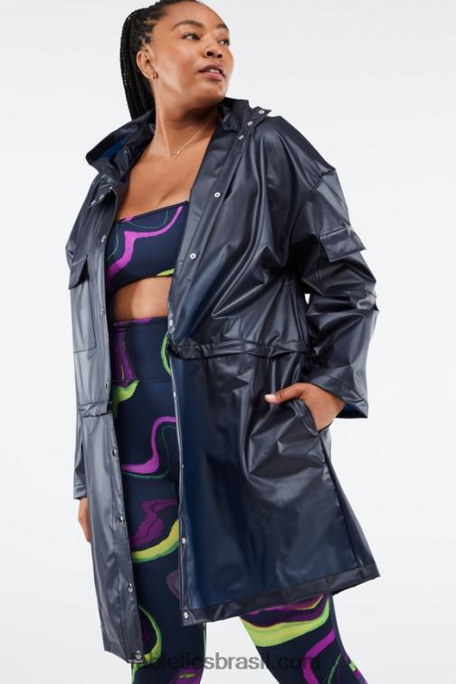 Fabletics marinha profunda 420HR2803 jaqueta conversível Kenna mulheres